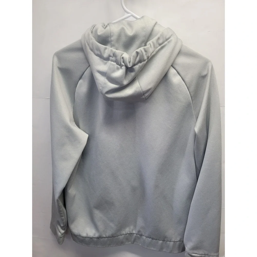 Nike Mens Dri-FIT Pullover Hoodie Grey Black Swoosh Training‎ Sweatshirt Medium